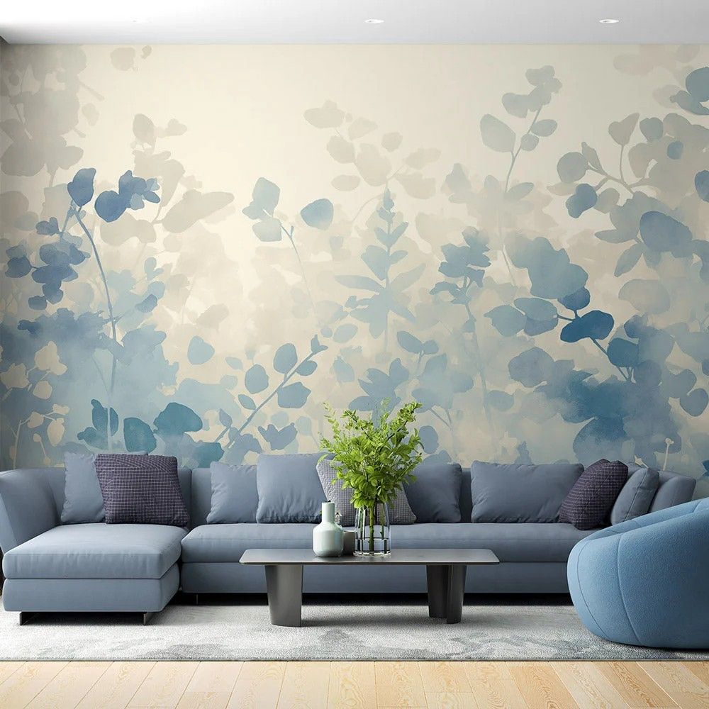Warm modern living room